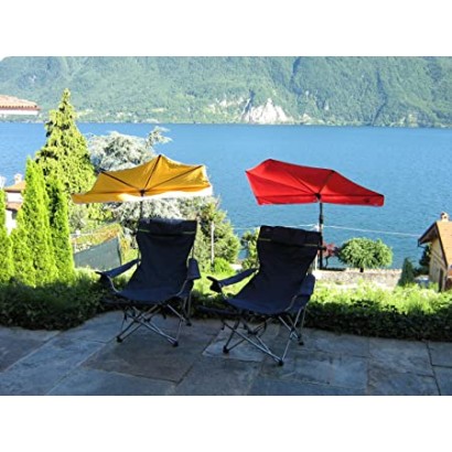 HOLLY STABIELO Relax folding chair with leg rest and fan umbrella