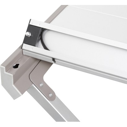 HOLLY BRUNNER Titanium Axia 6 table with roller plate, snap frame and transport bag