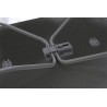HOLLY BRUNNER Camping Tisch Linear Black 100 mit Qualitätstischplatte