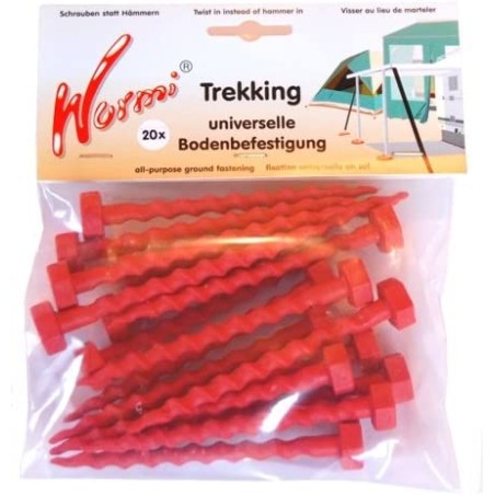 HOLLY WURMI STABIELO Pack of 20 tent pegs Screw pegs