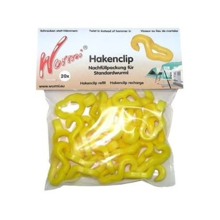 HOLLY WURMI STABIELO Set of 40 2x20 Piece Hook Clip Filling Set