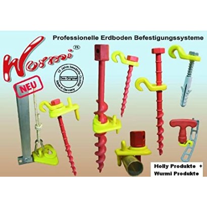 HOLLY WURMI STABIELO Camping Screw Pegs Starter Set