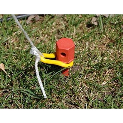 HOLLY WURMI STABIELO Pack of 4 screw pegs, earth sandworms