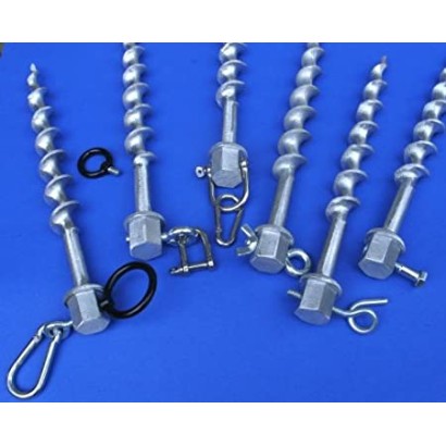 HOLLY WURMI STABIELO Standard Schraubhering 10er Set 18cm und Hakenclips