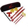 HOLLY WURMI STABIELO Standard Schraubhering 10er Set 18cm und Hakenclips