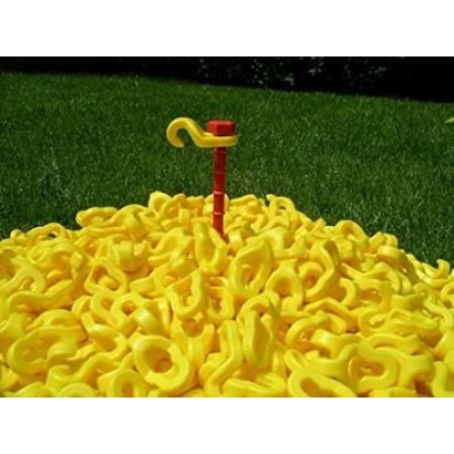 HOLLY WURMI STABIELO Standard screw peg set of 10 18cm and hook clips