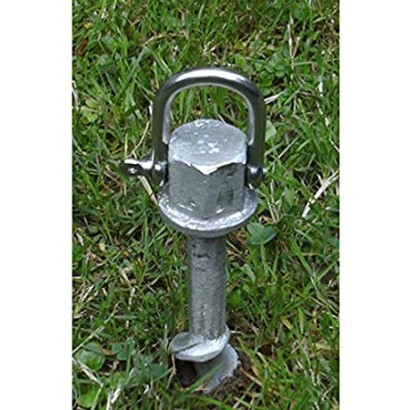 HOLLY WURMI STABIELO Set mit 2 Stück Schraubheringe + Edelstahlschäkel + Tasche + Nussadapter