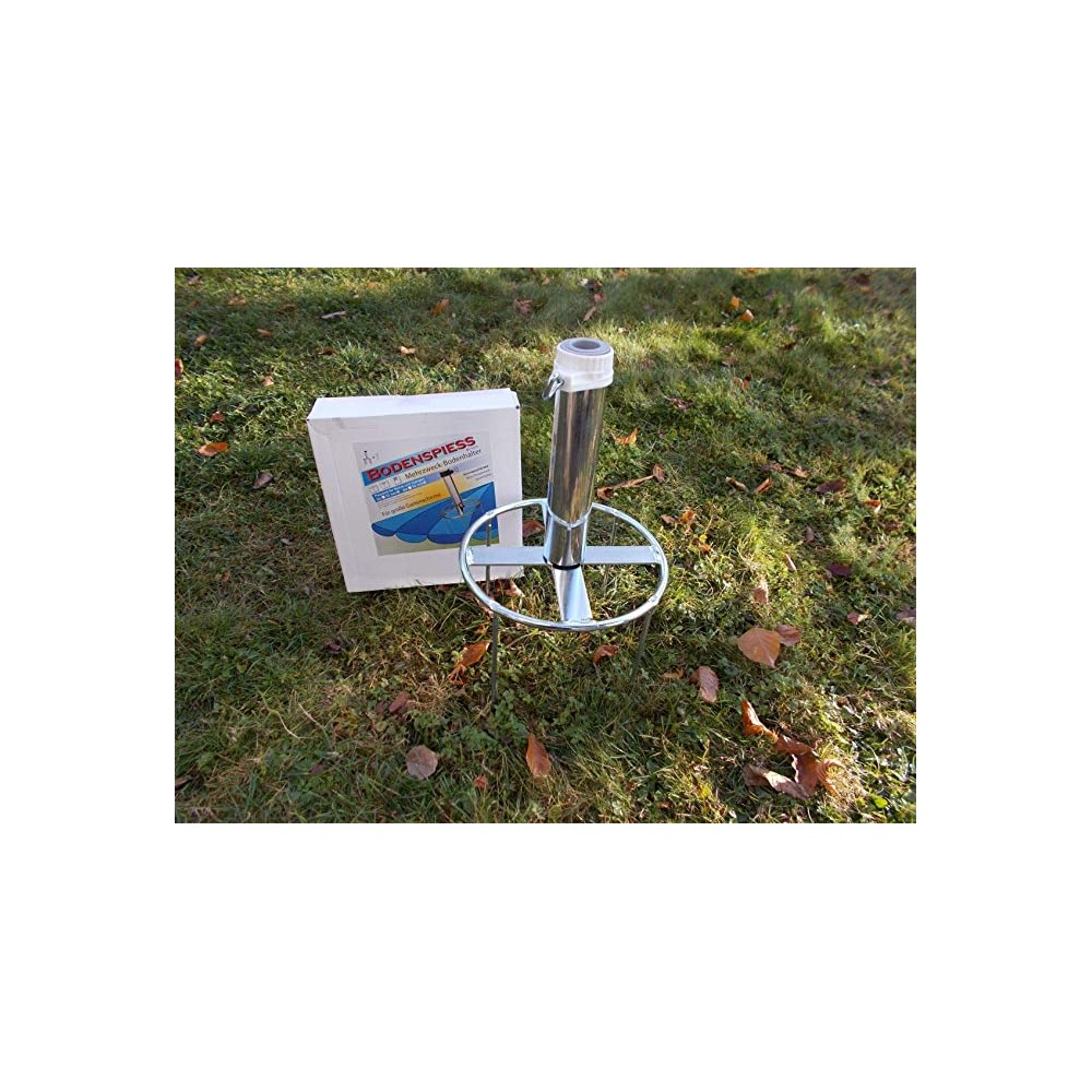 HOLLY STABIELO Lawn umbrella holder, ground spike for umbrella poles up to 25mm diameter