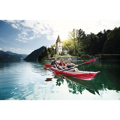 HOLLY GUMOTEX Seawave kayak + 2 paddles 379 S 2-230, adjustable + 3rd seat + pump