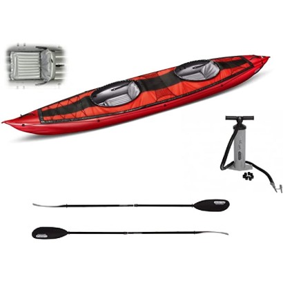 HOLLY GUMOTEX Seawave kayak + 2 paddles 379 S 2-230,...