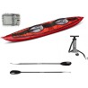HOLLY GUMOTEX Seawave kayak + 2 paddles 379 S 2-230, adjustable + 3rd seat + pump