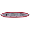 HOLLY GUMOTEX Kajak Solar II rot mit Gtx Handpumpe 2/4 + 2 verstellbare Paddel