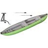 HOLLY GUMOTEX Kayak Twist 2-1 Lime + 2 adjustable paddles + pump red-grey