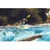 HOLLY GUMOTEX Kajak Twist 2-1 Lime + 2 verstellbare Paddel + Pumpe grün-grau