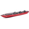 HOLLY GUMOTEX Inflatable kayak Solar Lime green-grey + pump + adjustable paddle