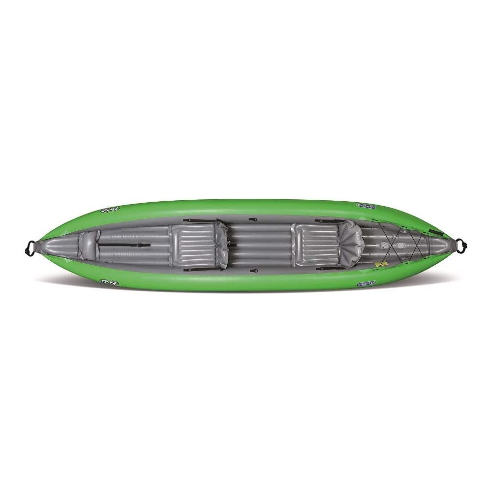 HOLLY GUMOTEX Inflatable kayak Twist 2-1 Lime green-grey + pump