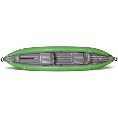 HOLLY GUMOTEX Inflatable kayak Twist 2-1 Lime green-grey + pump