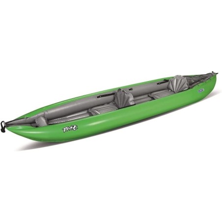 HOLLY GUMOTEX Inflatable kayak Twist 2-1 Lime red-grey + pump