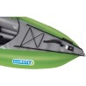 HOLLY GUMOTEX Inflatable kayak Solar Lime II green-grey, pump, 2x adjustable paddles