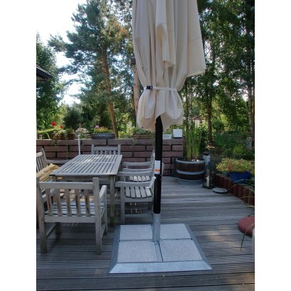 HOLLY STABIELO Schrägrahmen-Sicherheits-Plattenständer 4mm Stahl 80µm galvanisch verzinkt, 50er Platten, Rohrdurchmesser 80mm