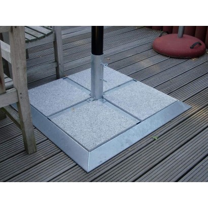 HOLLY STABIELO Schrägrahmen-Sicherheits-Plattenständer 4mm Stahl, 80µm galvanisch verzinkt, 50er Platten, Rohrdurchmesser 50mm