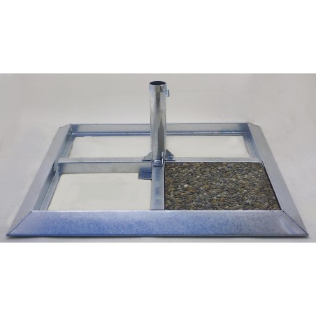 HOLLY STABIELO Schrägrahmen-Sicherheits-Plattenständer 4mm Stahl, 80µm galvanisch verzinkt, 50er Platten, Rohrdurchmesser 50mm