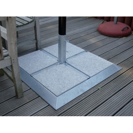 HOLLY STABIELO Schrägrahmen-Sicherheits-Plattenständer 4mm Stahl, 80µm galvanisch verzinkt, 40er Platten, Rohrdurchmesser 50mm