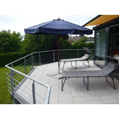 HOLLY STABIELO Schrägrahmen-Sicherheits-Plattenständer 4mm Stahl, 80µm galvanisch verzinkt, 40er Platten, Rohrdurchmesser 60mm