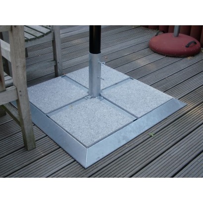 HOLLY STABIELO Schrägrahmen-Sicherheits-Plattenständer 4mm Stahl, 80µm  galvanisch verzinkt, 40er Platten, Rohrdurchmesser 70mm