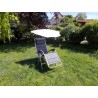 HOLLY Shadow der Weisse - UV Sonnenschutz Fächer für Relaxstühle, made in Baden-Württemberg