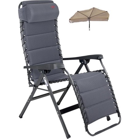 HOLLY Shadow der Beige - UV Sonnenschutz Fächer für Relaxstühle, made in Baden-Württemberg