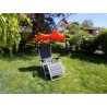 HOLLY Shadow der Orange - UV Sonnenschutz Fächer für Relaxstühle, made in Baden-Württemberg
