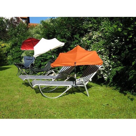 HOLLY Shadow der Orange - UV Sonnenschutz Fächer für Relaxstühle, made in Baden-Württemberg
