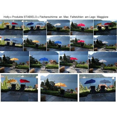 HOLLY STABIELO Strandstuhl dunkelgrau-anthrazit 1er Pack, mit Tragetasche