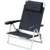 HOLLY STABIELO Strandstuhl dunkelgrau-anthrazit 1er Pack, mit Tragetasche