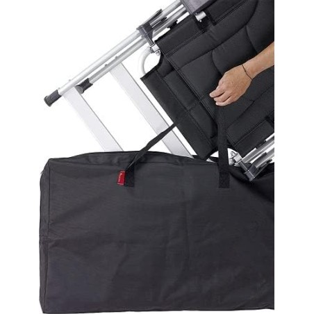 HOLLY STABIELO Strandstuhl dunkelgrau-anthrazit 1er Pack, mit Tragetasche