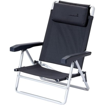 HOLLY STABIELO Strandstuhl dunkelgrau-anthrazit 2er Pack, mit Tragetasche