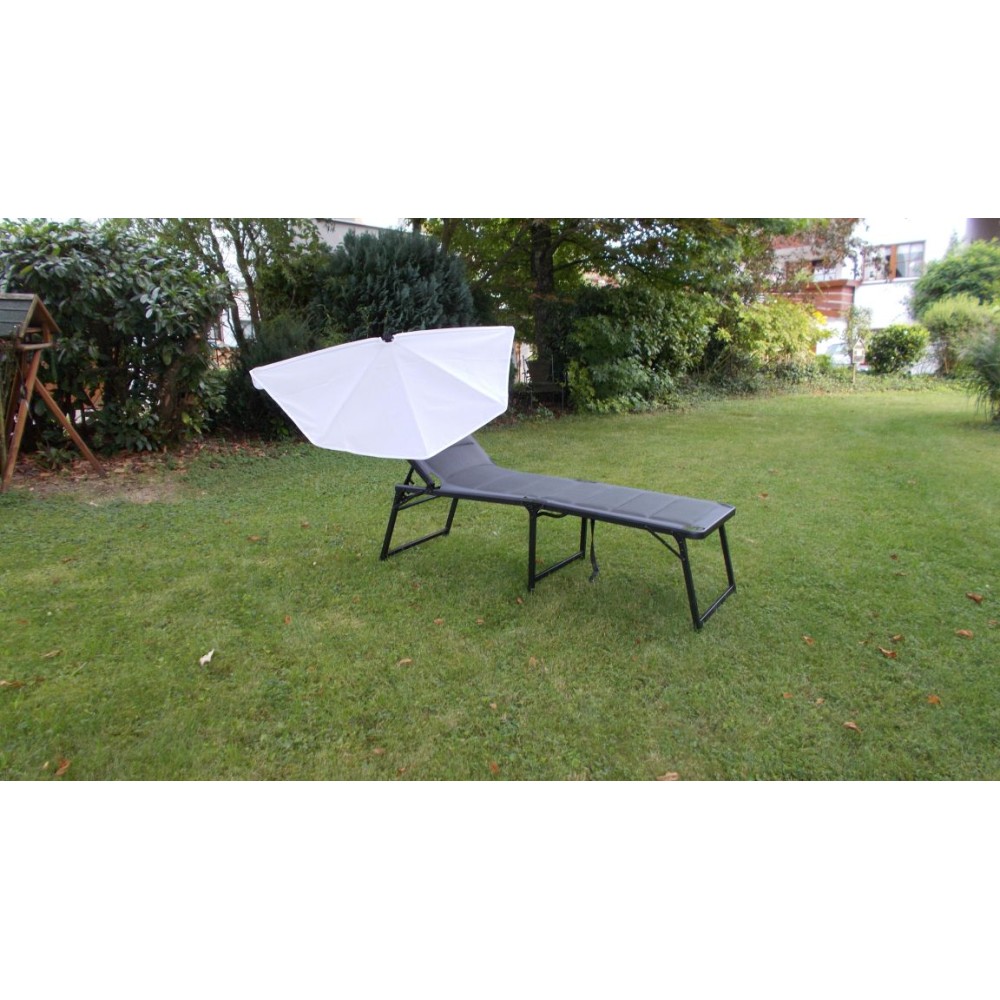 HOLLY KAUFLAND Edition Nr. 2 Fächerschirm natur, UV Sonnenschutz für Liegen