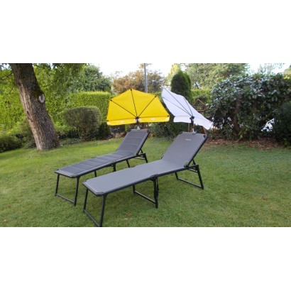 HOLLY KAUFLAND Edition Nr. 2 Fächerschirm natur, UV Sonnenschutz für Liegen