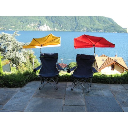 HOLLY KAUFLAND Edition Nr. 5 Fächerschirm natur, UV Sonnenschutz für Faltstühle