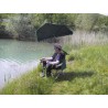 HOLLY KAUFLAND Edition Nr. 7 Fächerschirm dunkelgrün, UV Sonnenschutz Modell Angler