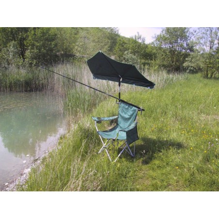 HOLLY KAUFLAND Edition Nr. 7 Fächerschirm dunkelgrün, UV Sonnenschutz Modell Angler