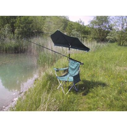 HOLLY KAUFLAND Edition Nr. 7 Fächerschirm dunkelgrün, UV Sonnenschutz Modell Angler