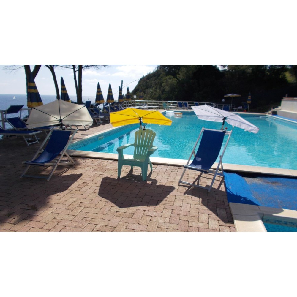 HOLLY KAUFLAND Edition Nr. 8 Fächerschirm weiss, UV Sonnenschutz Modell Elba