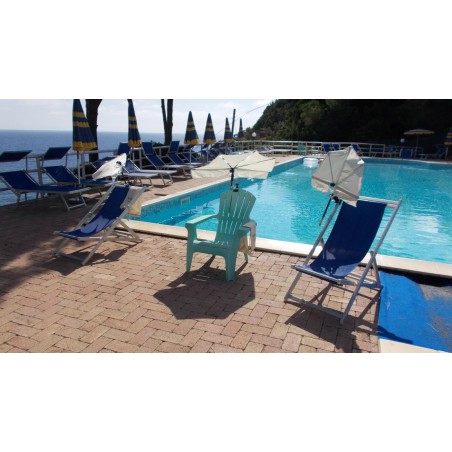 HOLLY KAUFLAND Edition Nr. 8 Fächerschirm weiss, UV Sonnenschutz Modell Elba