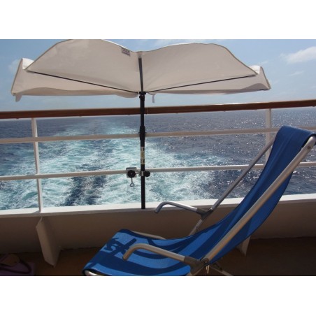 HOLLY KAUFLAND Edition Nr. 17 Fächerschirm natur, UV Sonnenschutz Modell Aida