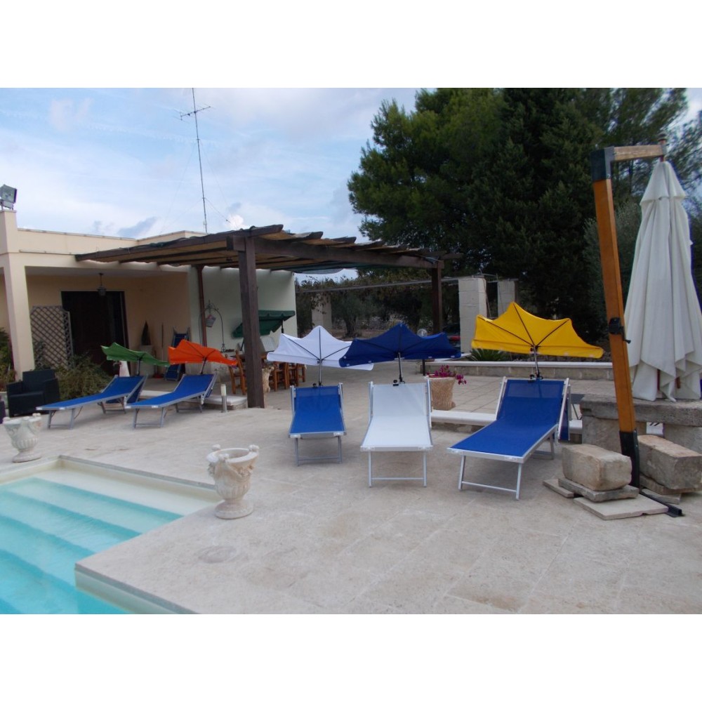 HOLLY KAUFLAND Edition Nr. 19 Fächerschirm natur, UV Sonnenschutz Modell Salento