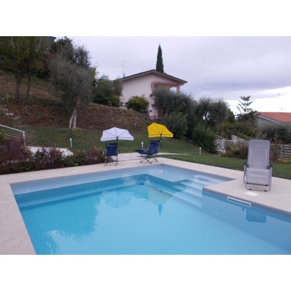 HOLLY Exklusivmodell Beach And Shore drehbarer teleskopierbarer Sonnenschutzfächer Fächerschirm gelb inkl. Multihalterung