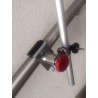 HOLLY STABIELO Schirmhalter 360° bis 65mm Durchmesser mit Edelstahl-Konus für Stöcke bis max. 38mm Durchmesser