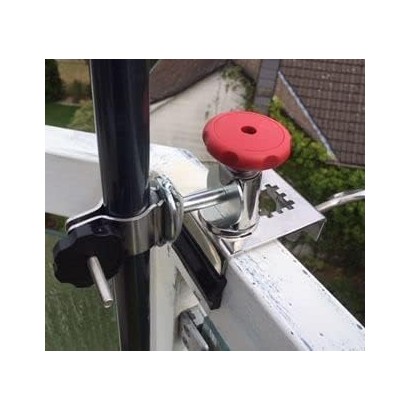 HOLLY STABIELO Schirmhalter 360° bis 65mm Durchmesser mit Edelstahl-Konus für Stöcke bis max. 38mm Durchmesser